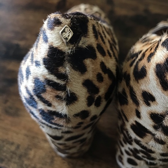 Sam Edelman Leopard Block Heels - Picture 6 of 9